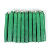 6 vela verde 20cm