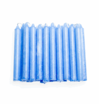 9 vela azul claro 20cm
